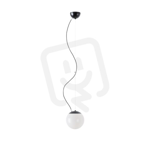 Závěsné svítidlo ISIS L1 PM 8W IP40 3K ON/OFF PMMA černá OSMONT ISI72374