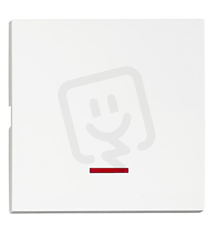 Kryt spínačů a ovladačů s červeným průhledem, bílý SCHRACK EV102208--