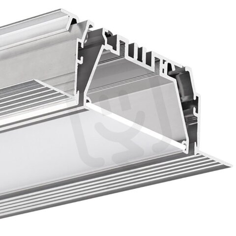 Systém LED hliníkových profil ů do sádrokartonu MOD-KOZE-50 1m, stříbrná