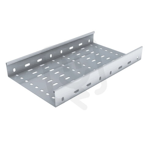 Perforovaný kabelový nosník, rovný, 50 x 150 x 3000 mm, galvanicky pokovený
