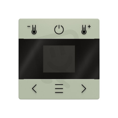 ABB ZONI Kryt pro termostat prostorový s Bluetooth, olivová 2CHT910400A4243