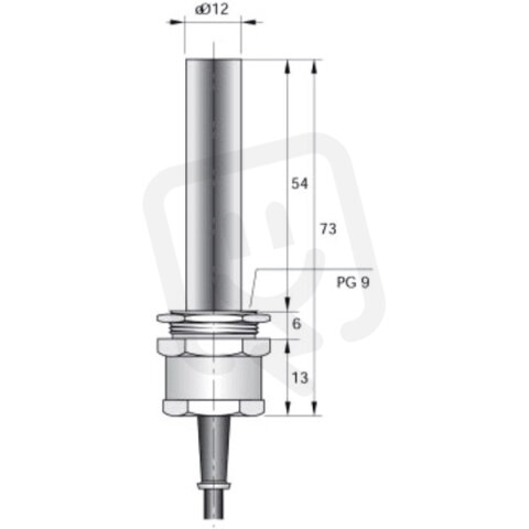 Válcový magnetický senzor AECO SMC-09PG NO LC10