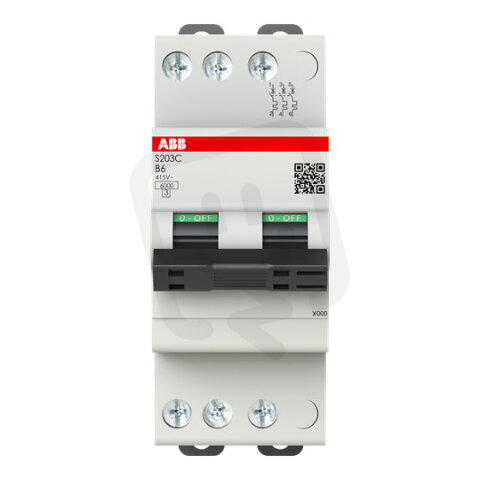 S203C-B6; 3 fázový kompaktní jistič v po