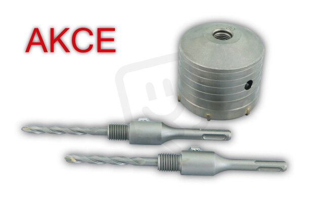 Korunka vrtací SDS+ průměr 80mm, 2xupínka zdarma včetně vrtáku NV 1922-80