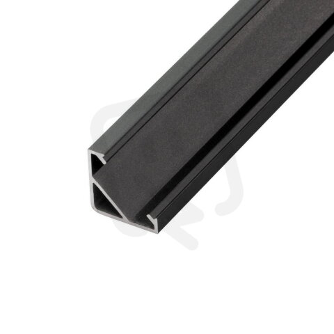 LED profil R6C černý rohový 16*16 T-LED 094110