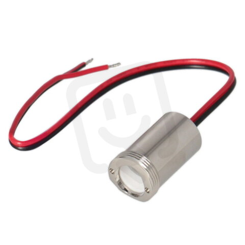 LED světlo do zábradlí, d18x30 mm, 1,2 W, 3000 K, 24 VDC, IP67, 55° asymetrické