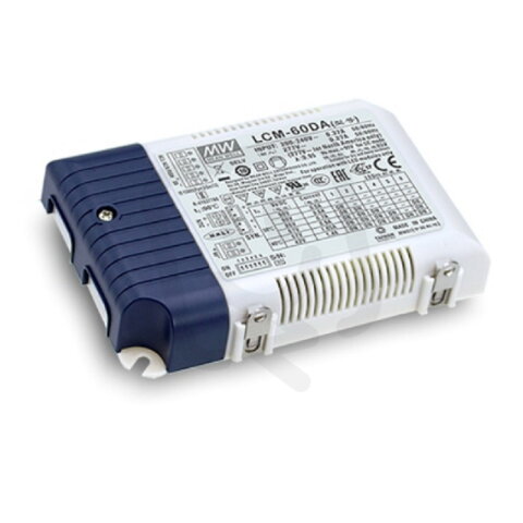 Vícehladinový zdroj s DALI 60W MEAN WELL LCM-60DA2
