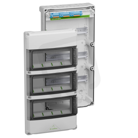 AK 36 NEW Malý rozvaděč, šedá, IP65