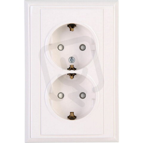 927601084 Double earthed socket outlet w