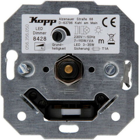 842800187 Push-change over LED-dimmer, (