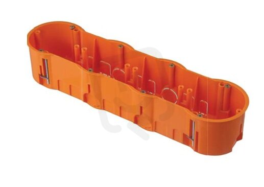 Krabice do sádrokartonu čtyřnásobná, hluboká, HF SEZ-CZ KUPH 68/4 HF850