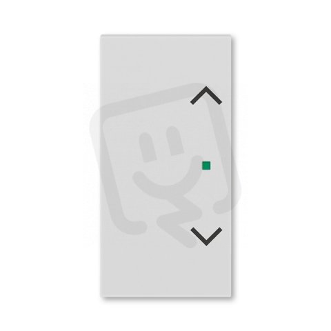 ABB Levit Kryt 2násobný levý/pravý symbol žaluzie šedá 6220H-A02002 16