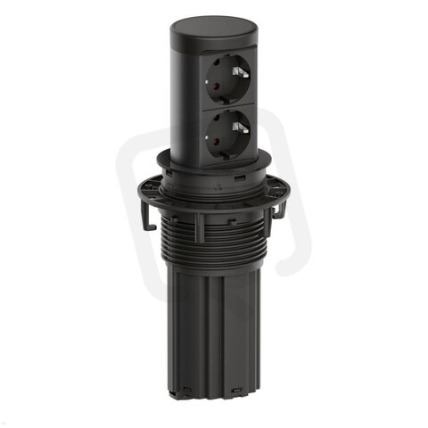 ELEVATOR 2 2xCEE7/3 RAL9005 0,5m ISV