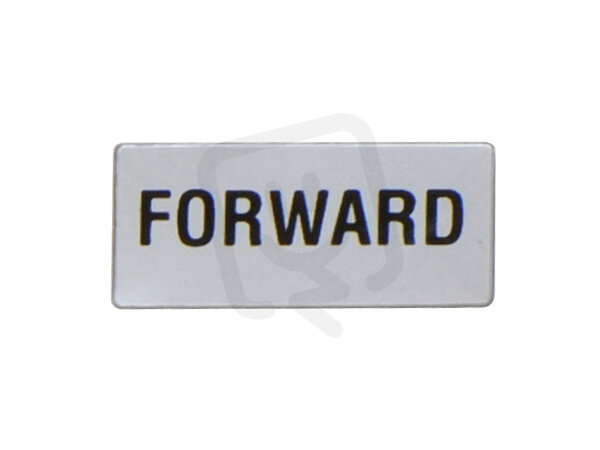 Lovato LPXAGB227 Štítek ''FORWARD''