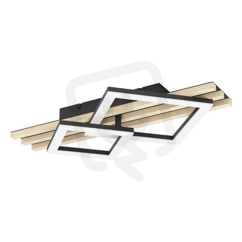 DL LED SCHWARZ/HOLZ L500 CEMBRANO