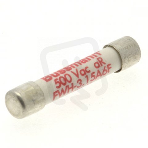 Ultra rychlá válcová pojistka Eaton FWH-3-15A6F 6x32mm, 500V AC / 500V DC, 3,15A