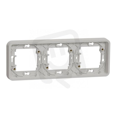 Mureva Styl Rámeček IP55 3 násobný horizontální Bílý SCHNEIDER MUR39109