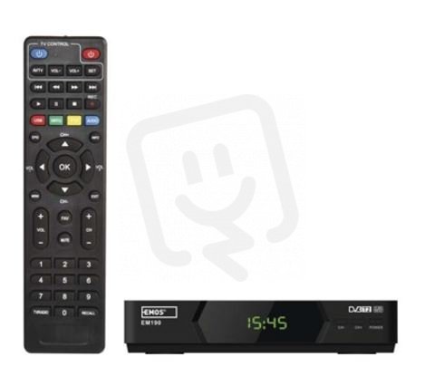 Set-top box DVB-T2 EMOS EM190 HD HEVC H265 Emos J6012
