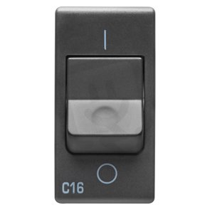 Jistič miniaturní, 1P+N C16 3kA 230V, černá GEWISS GW21436