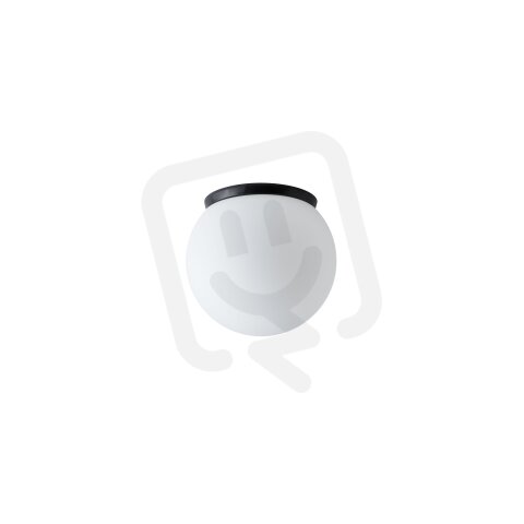 Přisazené svítidlo se skleněným stínidlem OSMONT STYX 1 7W IP65II E27 černá