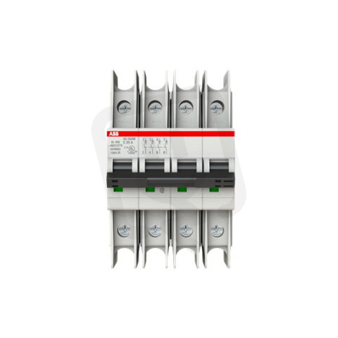 ABB SU204M-C20 jistič char. C 10kA 20A 4P  dle UL489 a CSA 22.2 No. 5