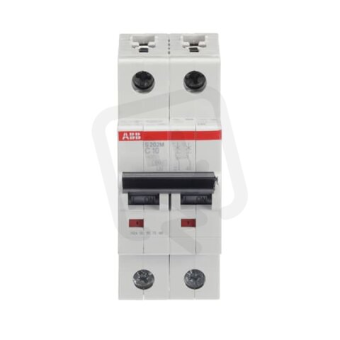 S202M-C10 2F jistič 10 A char. C 10kA ABB 2CDS272001R0104
