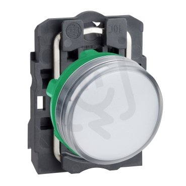 Signálka s LED, 110.....120V, bílá SCHNEIDER XB5AVCUST04