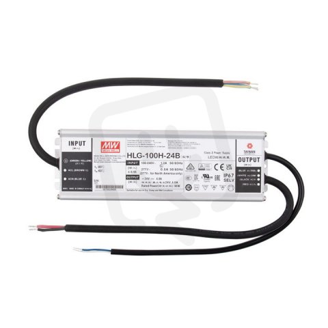 Napájecí zdroj Mean Well HLG-100H-24B 100W DC24V/4A IP67 1-10V a PWM