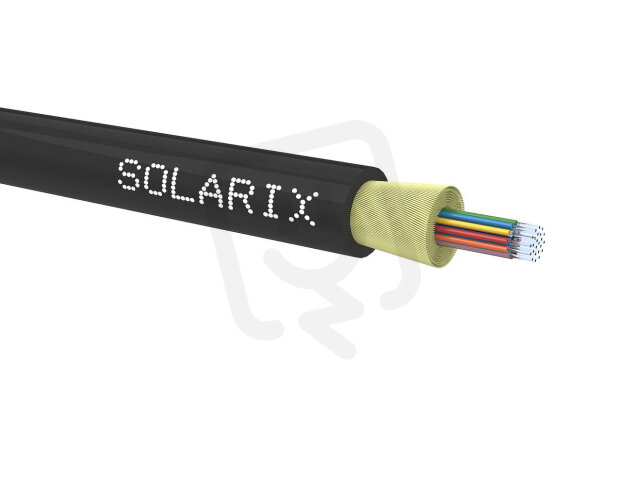 DROP1000 kabel 24vl 9/125 4,0mm LSOH Eca černý 500m SOLARIX 70291245