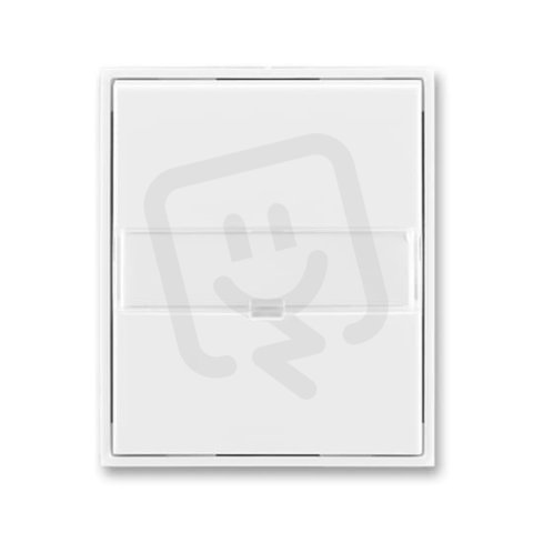 Kryt vypínače s popisovým polem 3558E-A00610 03 bílá/bílá Element Time ABB