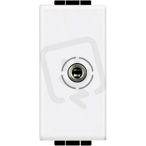 BTICINO LIVINGLIGHT ZÁSUVKA JACK 3,5MM 1MODULOVÁ BÍLÁ N4280