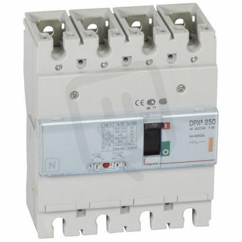 DPX3 250TM 4P 250A 25KA LEGRAND 420219