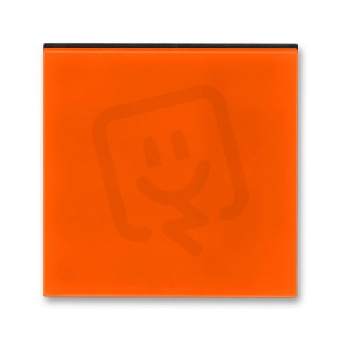 Kryt stmívače s krátkocest. ovl. 3299H-A00100 66 oranžová/kouř. černá Levit ABB