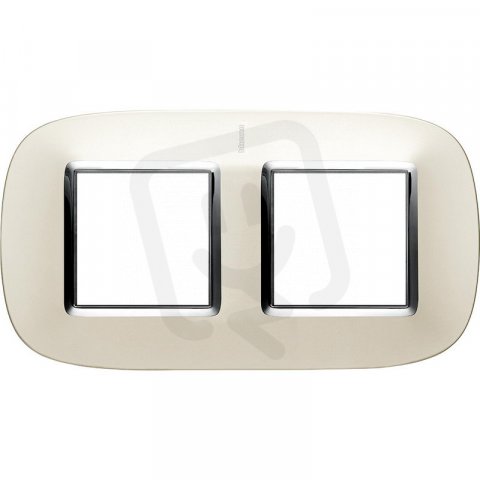 Legrand HB4802M2SAN BTAX RámečekOV.2+2 STŘÍBRO VER.