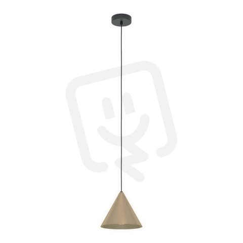 Závěsné svítidlo NARICES 1xE27 černá/mosaz -zlatá 40W IP20 EGLO 99591