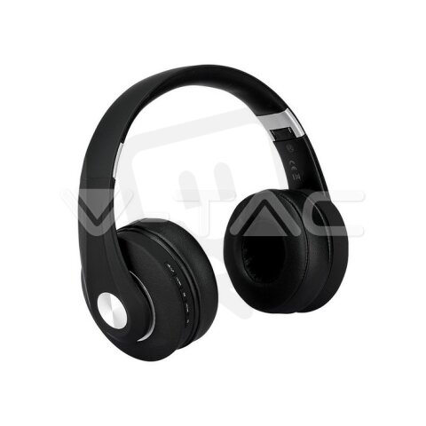 Bluetooth Wireless Headphone With Adjustable Head 500mAh Black W/BAG VT-6322