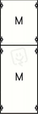 1M1A -montážní modul 250x750mm s krytem