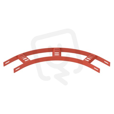 OBO SLB 90 42 075 SG Oblouk 90° pro kabelový žebřík SL B81mm Ocel základní nátěr