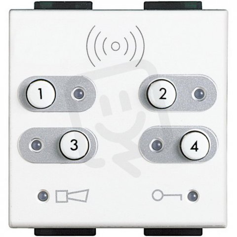 Legrand N4607/4 BTL MAG.ČTEČKA,4 SCÉN