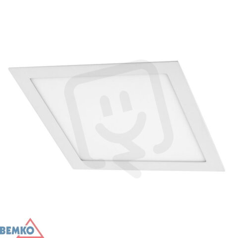 Downlight hranatý BOLED 24W 1650lm 3000K IP20 bílá Bemko 105452