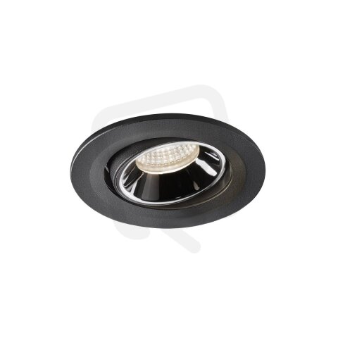 NUMINOS MOVE S, zápustné stropní svítidlo černé/chrom 4000 K 55° SLV 1005363