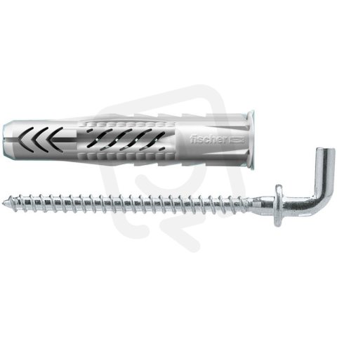 Hmoždinka s límečkem a háky/okem UX 8 x 50 WH (pravoúhlý hák) FISCHER 94410