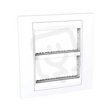 Unica Plus Krycí rámeček, 2x4 moduly, Polar SCHNEIDER MGU48.424.18