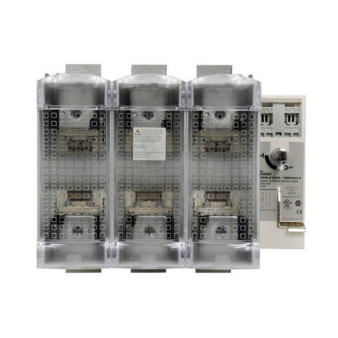 Pojistkový otočný odpínač Class J Eaton RDF600J-3 600V AC/250V DC,600A,3-pól