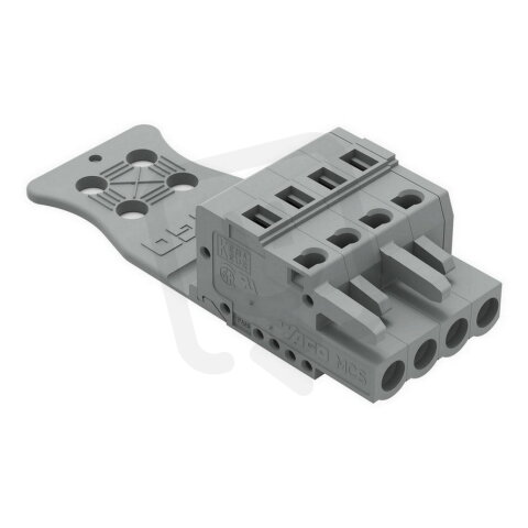 Pružinová svorka CAGE CLAMP 2,5mm2 šedá 4pól. WAGO 231-104/026-000/033-000