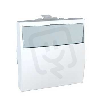 Unica Tlačítko 1/0 s podsvíceným popisovým polem 12V Polar MGU3.246.1812V
