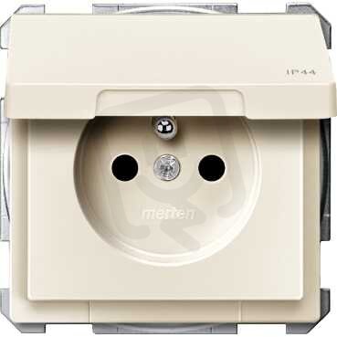 Schneider MTN2514-4044 Zásuvka 2P+E,16A,250V,bezšroubová,s krytkou,IP44,S-Design