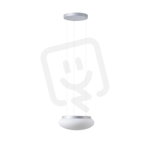 Závěsné LED svítidlo se skleněným stínidlem ARAKIS LE2 18W IP40 3/4K stříbro