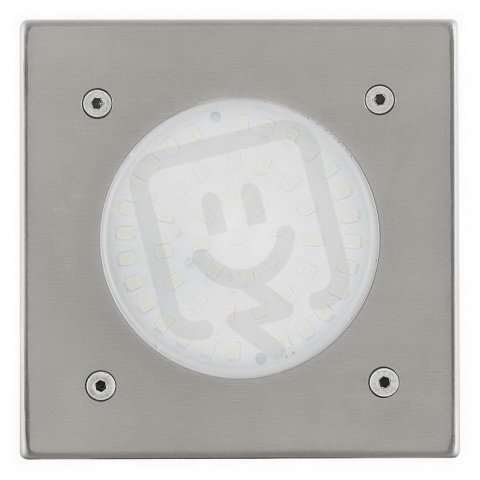 Vestavné podlahové svítidlo LAMEDO nerezová ocel čtverec 2,5W IP65 EGLO 93481