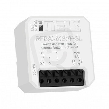 Spínací prvek s bezpotencionálním výstupem -1 kan. RFSAI-61BPF-SL ELKO EP
